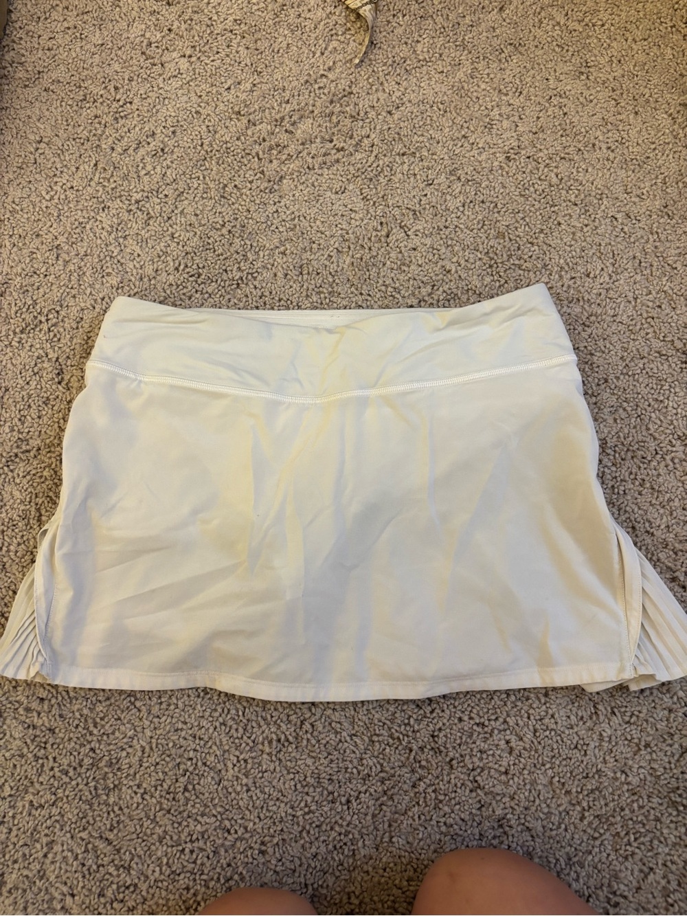 lululemon athletica white Active Skort with Hidden Shorts